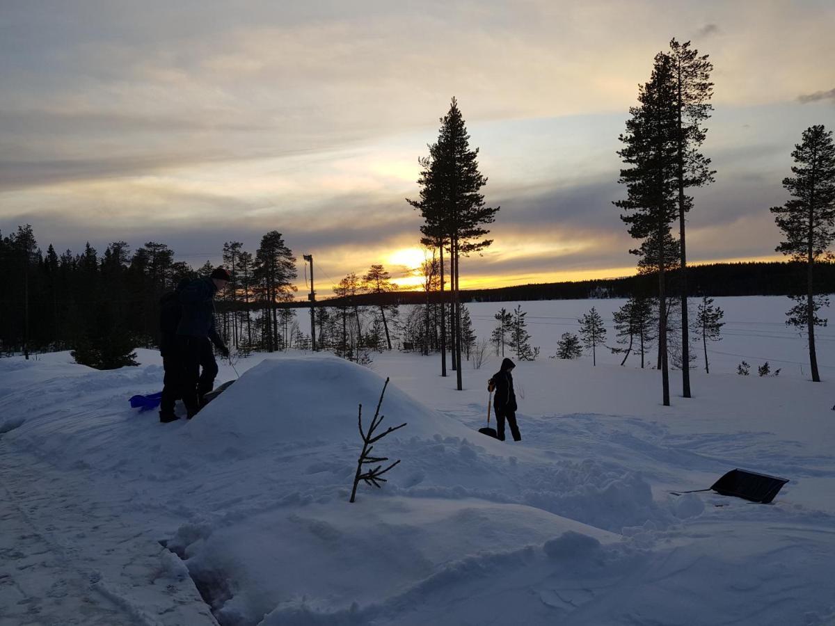 Huvila Eraemaajaerven Rannalla Taivalkoskella Jokijärvi Zewnętrze zdjęcie