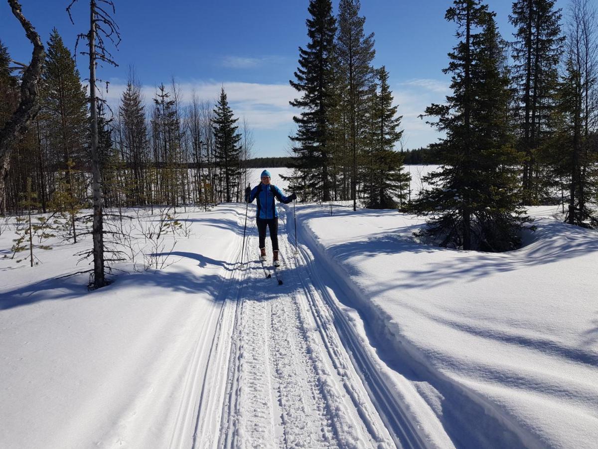 Huvila Eraemaajaerven Rannalla Taivalkoskella Jokijärvi Zewnętrze zdjęcie